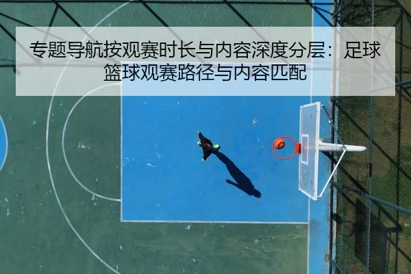 专题导航按观赛时长与内容深度分层：足球篮球观赛路径与内容匹配